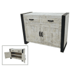 MD7502 1ตู้บัฟเฟต์ไม้ 2 ประตู 2 ลิ้นชัก รุ่น MD7502-1Madisson Collection