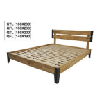 MD7510QFLเตียงไม้สไตล์โมเดิร์น รุ่น MD7510QFLMadisson Collection