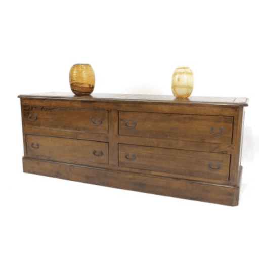 MD8093ตู้ลิ้นชักไม้ 4 ช่อง สไตล์วินเทจ - MD8093Bed Room