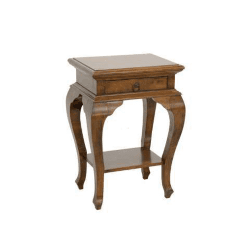 MD8137โต๊ะข้างเตียงไม้สไตล์วินเทจ - MD8137Bed Room