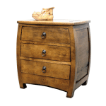 MD8147โต๊ะข้างเตียงไม้แท้ 3 ลิ้นชัก - MD8147Bed Room