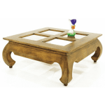 MD8149โต๊ะไม้กระจกสไตล์โอเปียม รุ่น MD8149Living Room