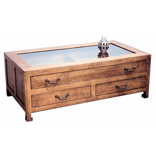 MD8172โต๊ะกลางไม้กระจก 3 ลิ้นชัก รุ่น MD8172Living Room