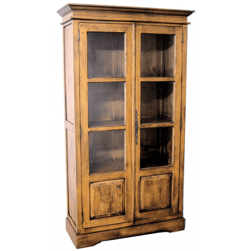 MD8179ตู้ไม้กระจก 2 ประตู รุ่น MD8179Book Shelf