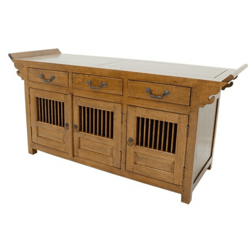 MD8184ตู้โชว์ไม้สไตล์วินเทจ รุ่น MD8184Cupboard