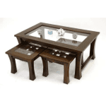 MD8319ชุดโต๊ะกลางไม้สไตล์โมเดิร์น รุ่น MD8319 (Set 3 ชิ้น)Living Room