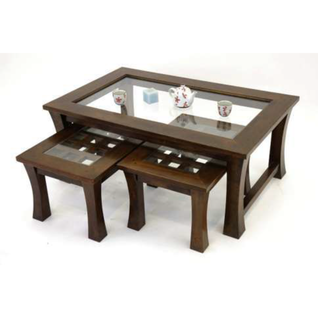 MD8319 MD8319ชุดโต๊ะกลางไม้สไตล์โมเดิร์น รุ่น MD8319 (Set 3 ชิ้น)Living Room