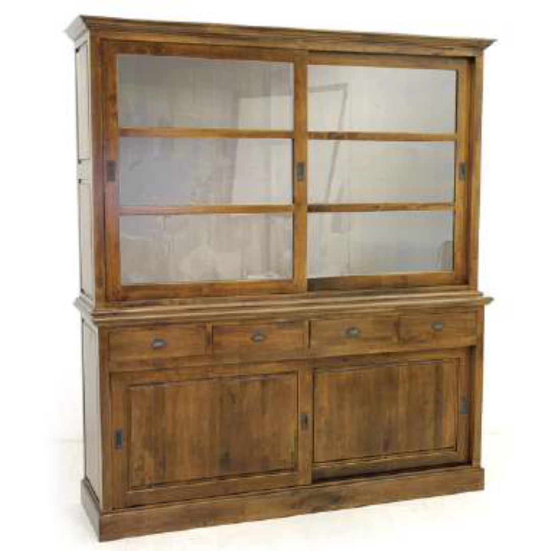 MD8384 MD8384ตู้หนังสือไม้ 2 ส่วน พร้อมลิ้นชัก 4 ช่อง รุ่น MD8384Book Shelf