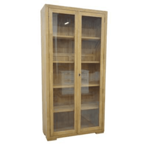 MD8418ตู้โชว์กระจกไม้ 2 ประตู รุ่น MD8418Book Shelf