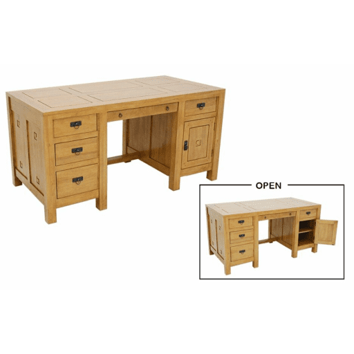 MD8532โต๊ะทำงานไม้สไตล์โมเดิร์น รุ่น MD8532Desk