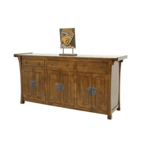 MD8538ตู้เก็บของไม้แท้ 6 ประตู 3 ลิ้นชัก รุ่น MD8538Cupboard