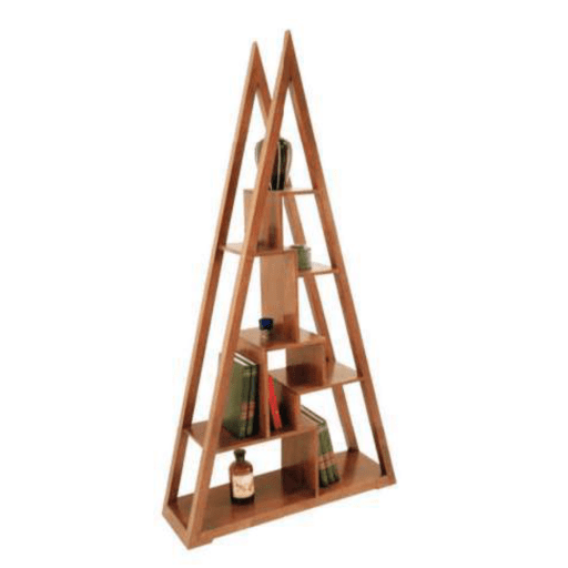 MD8599ชั้นวางหนังสือไม้ทรงสามเหลี่ยมสไตล์โมเดิร์น รุ่น MD8599Living Room