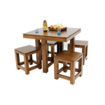 MD8631ชุดโต๊ะไม้พร้อมเก้าอี้ 4 ตัว รุ่น MD8631KitChen