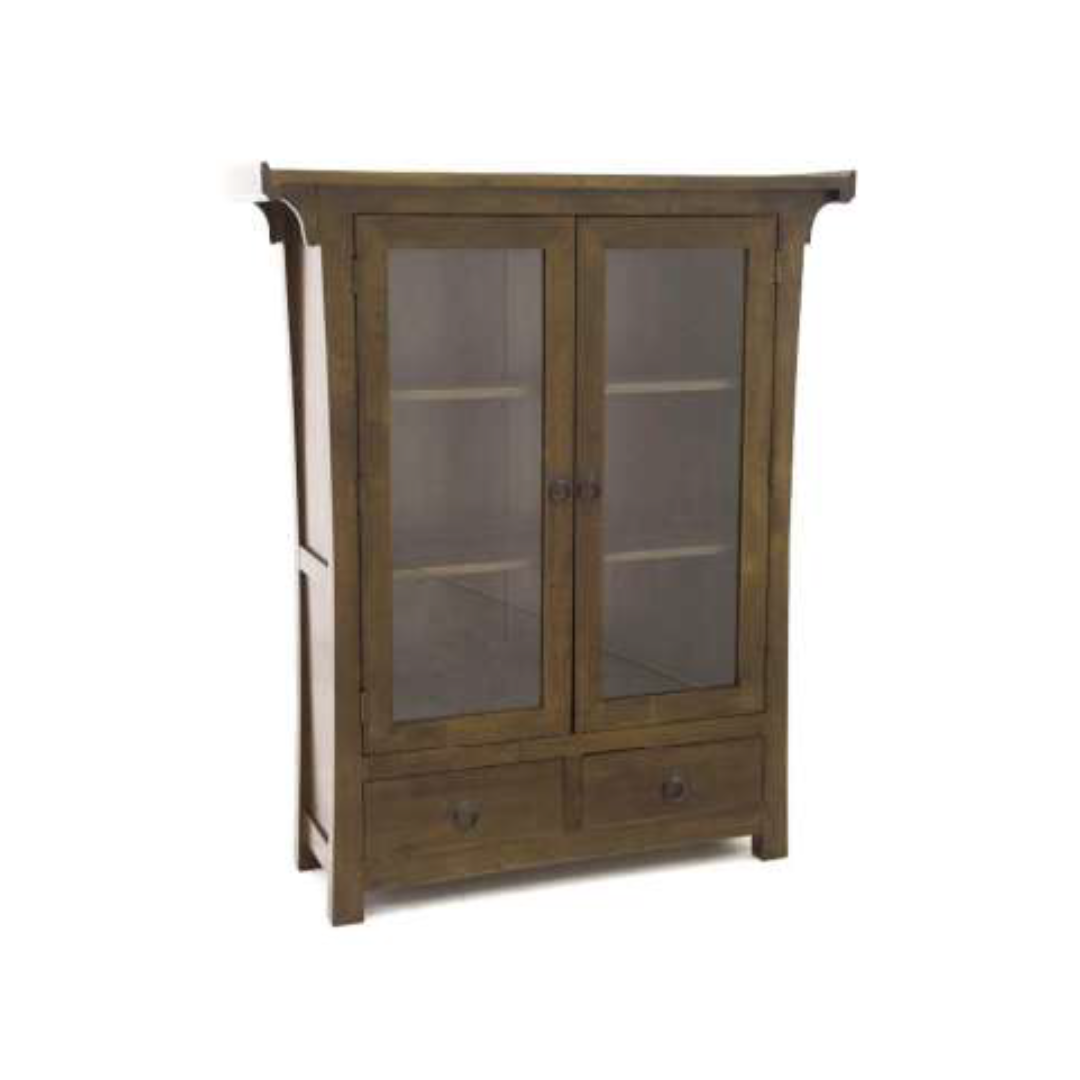 MD8740 MD8740ตู้โชว์กระจกไม้ 2 บานประตู 2 ลิ้นชัก รุ่น MD8740Book Shelf