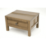 MD8757โต๊ะหัวเตียงไม้แท้ 1 ลิ้นชัก MD8757 ขนาด 50x40x30 ซม.Bed Room