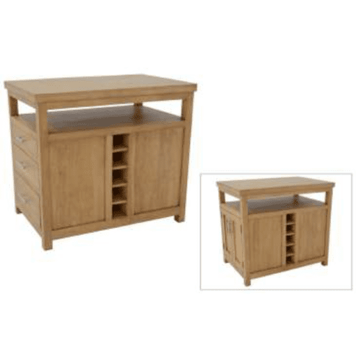 MD8959ตู้เก็บของกลางห้องครัวไม้สไตล์วินเทจ รุ่น MD8959KitChen