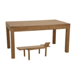 MD9001KDโต๊ะอาหารไม้ รุ่น MD9001KD (ปรับขยายได้)Dinning Room