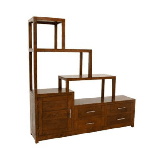 MD9038ชั้นวางของทรงบันไดไม้ 2 บานเปิด 4 ลิ้นชัก รุ่น MD9038Living Room