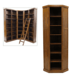 MD9054ชั้นวางหนังสือเข้ามุมไม้ รุ่น MD9054Book Shelf