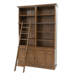 MD9084ชั้นวางหนังสือไม้พร้อมบันได รุ่น MD9084Book Shelf