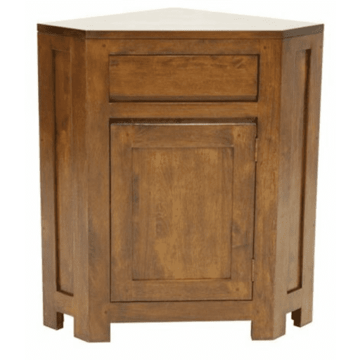 MD9096ตู้เข้ามุมไม้สไตล์วินเทจ รุ่น MD9096Corner Cabinet