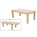 MD9098KDโต๊ะไม้ปรับขยายได้สไตล์โมเดิร์น รุ่น MD9098KDDinning Room