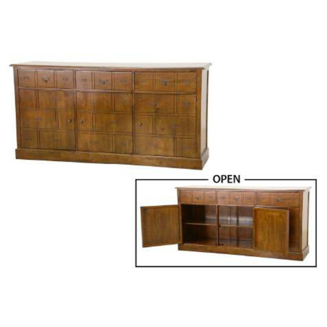 MD9201 MD9201ตู้บัฟเฟต์ไม้ 3 ประตู 3 ลิ้นชัก รุ่น MD9201Cupboard