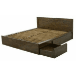 MD9251KFเตียงไม้พร้อมลิ้นชัก 6 ช่อง รุ่น MD9251KFBed