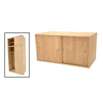 MD9255ตู้เก็บของไม้ 2 ประตู พร้อมชั้นวาง รุ่น MD9255Bed Room