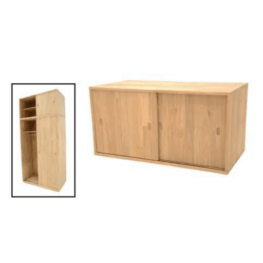 MD9255ตู้เก็บของไม้ 2 ประตู พร้อมชั้นวาง รุ่น MD9255Bed Room