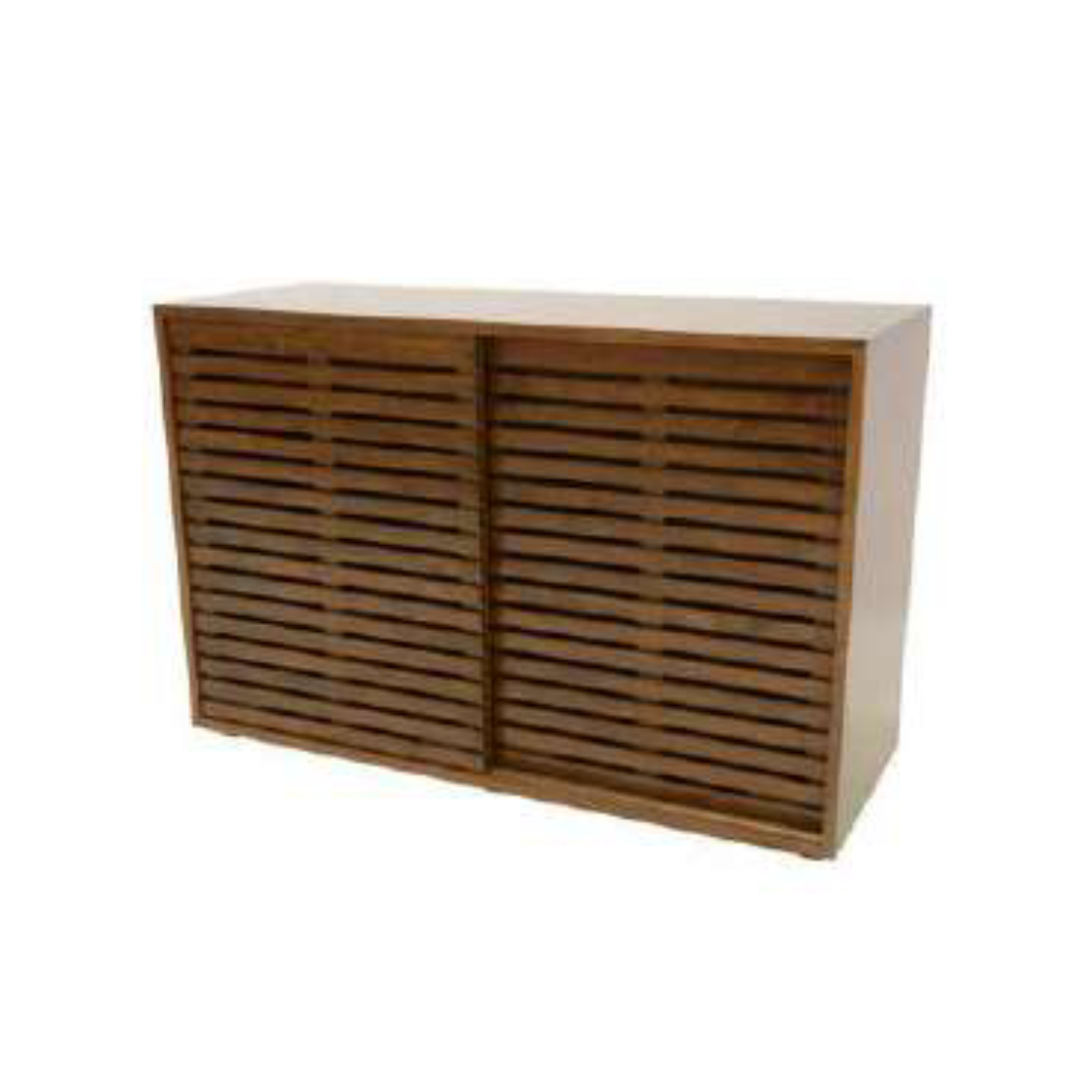 MD9272 MD9272ตู้ไม้บานเลื่อน 2 ประตู 2 ลิ้นชัก รุ่น MD9272Cupboard