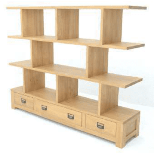 MD9316ตู้หนังสือลิ้นชัก 3 ชั้น รุ่น MD9316Living Room