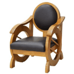 MD9322เก้าอี้อาร์มแชร์ไม้แท้ รุ่น Saigon MD9322Chair