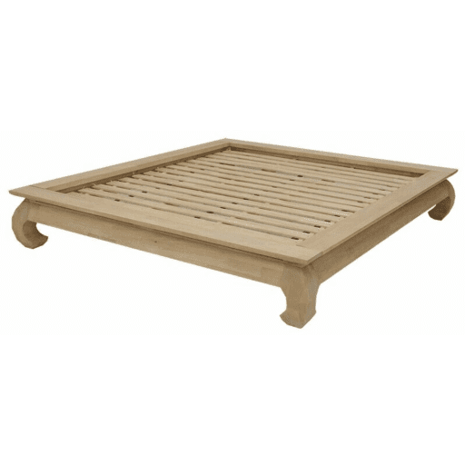 MD9328KFLเตียงไม้สไตล์โอปิอุม รุ่น MD9328KFLBed