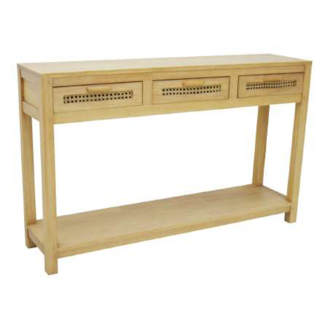 MD9713 1 MD9713 1โต๊ะคอลโซลไม้ 3 ลิ้นชัก รุ่น MD9713-1Bed Room